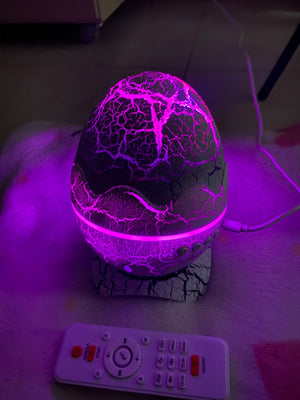 ✨ Huevo Galaxia LED Bluetooth Original – Luz Nocturna Cósmica